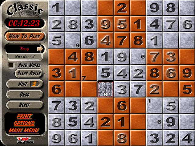 Sudoku: Latin Squares game screenshot - 3
