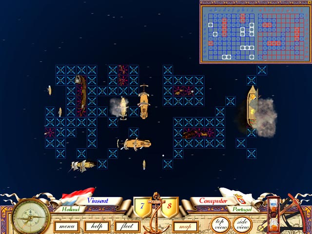 The Great Sea Battle: The Game of Battleship game screenshot - 2