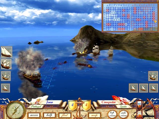 The Great Sea Battle: The Game of Battleship game screenshot - 3