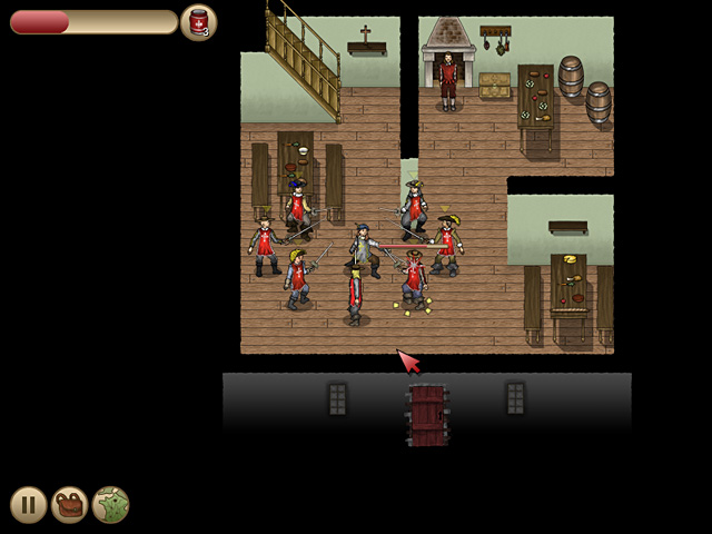 The Three Musketeers: Queen Anne's Diamonds game screenshot - 2