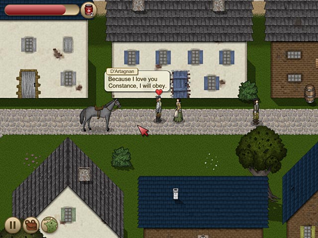 The Three Musketeers: Queen Anne's Diamonds game screenshot - 3
