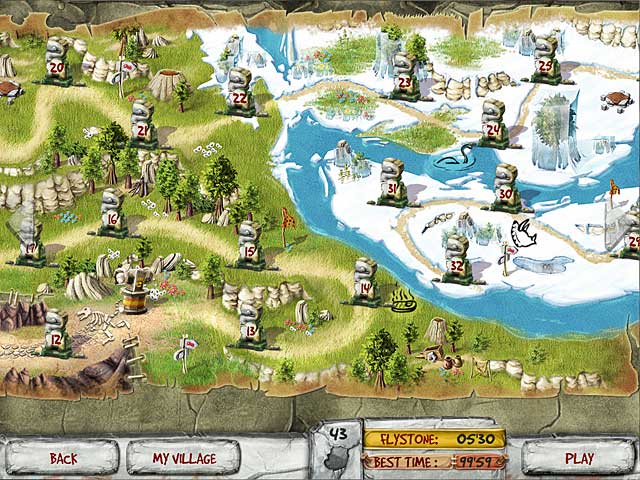 The Timebuilders: Caveman's Prophecy game screenshot - 2