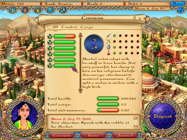 Tradewinds Caravans game screenshot - 2