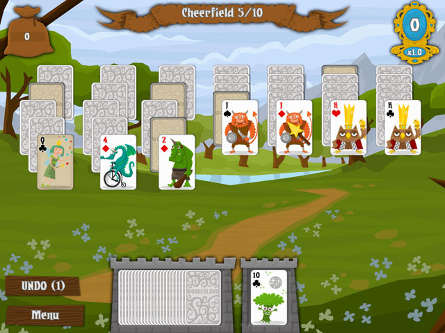 Wonderland Solitaire game screenshot - 1