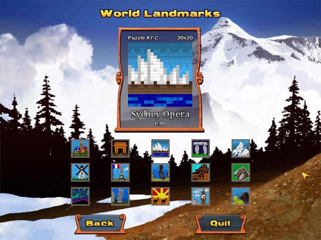 World Mosaics 2 game screenshot - 2