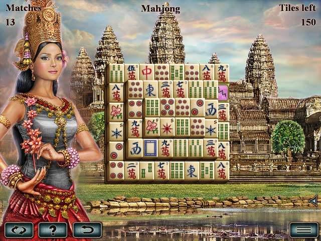World's Greatest Temples Mahjong game screenshot - 3
