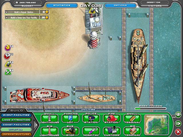 Youda Marina game screenshot - 1