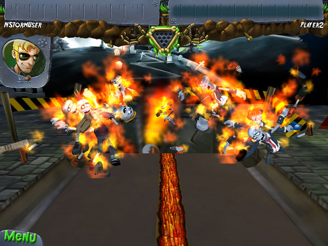 Zombie Bowl-O-Rama game screenshot - 2