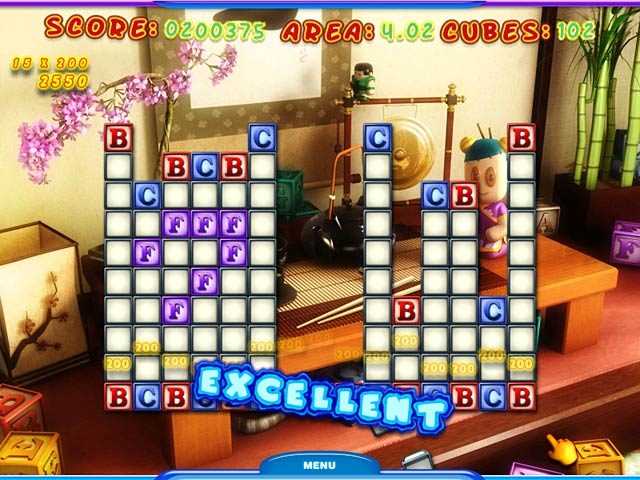 ABC Cubes: Teddy's Playground game screenshot - 1