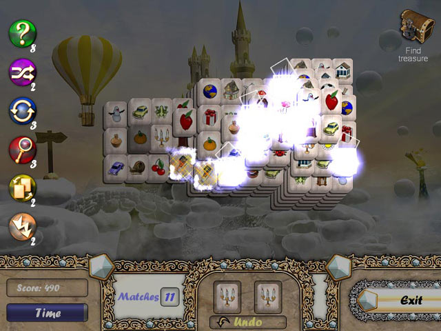 Aerial Mahjong game screenshot - 2