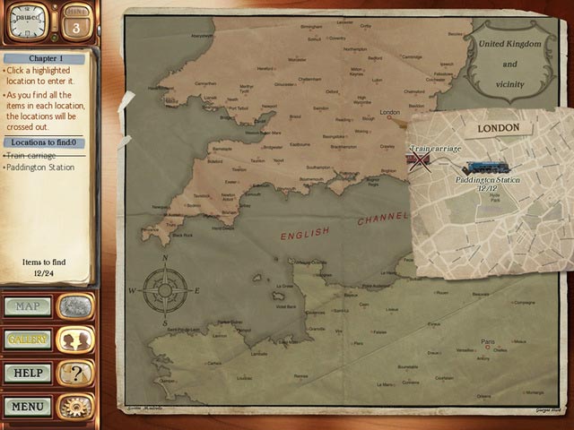 Agatha Christie 4:50 from Paddington game screenshot - 3