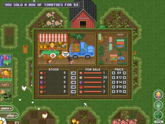 Alice Greenfingers game screenshot - 2