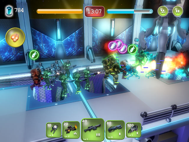 Alien Hallway game screenshot - 2