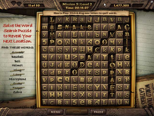 Amazing Adventures Around the World game screenshot - 2