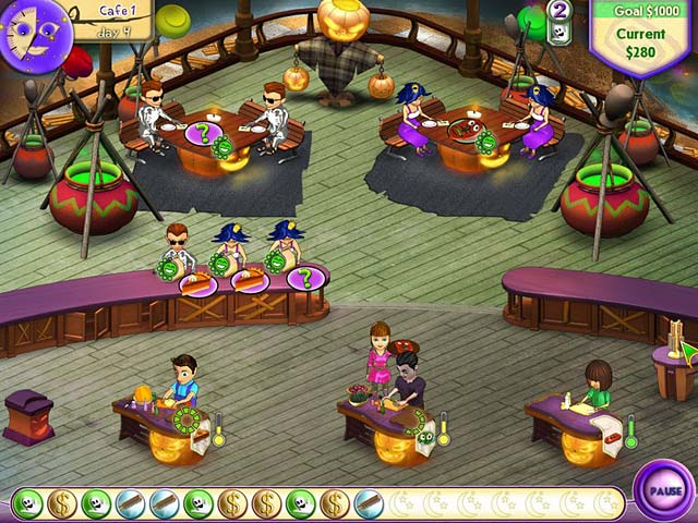 Amelie's Cafe: Halloween game screenshot - 1