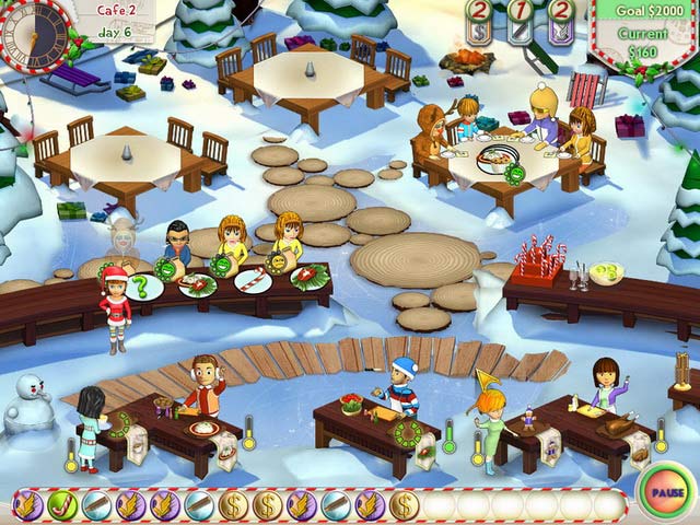 Amelie's Cafe: Holiday Spirit game screenshot - 1