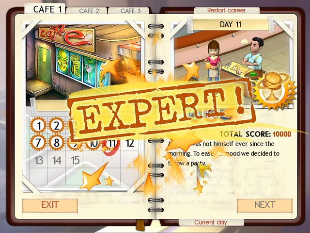 Amelie's Café game screenshot - 3