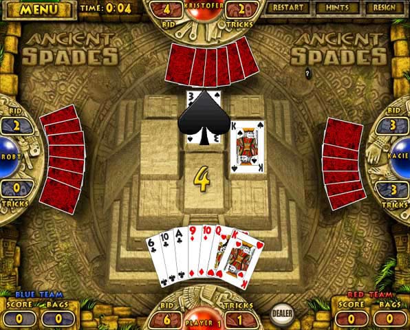 Ancient Hearts and Spades game screenshot - 3