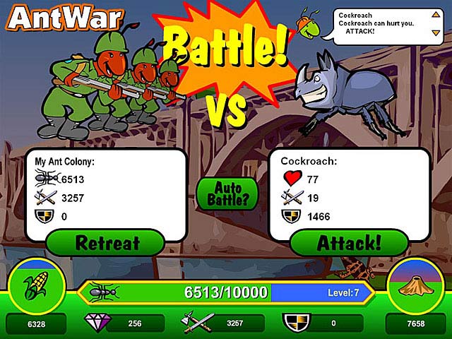Ant War game screenshot - 2