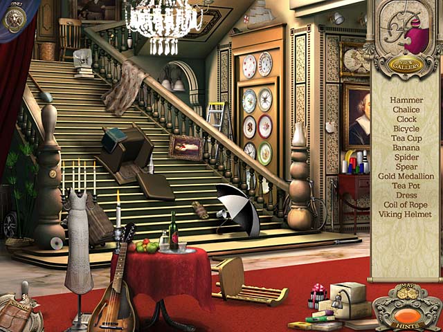 Antique Mysteries: Secrets of Howard's Mansion game screenshot - 1