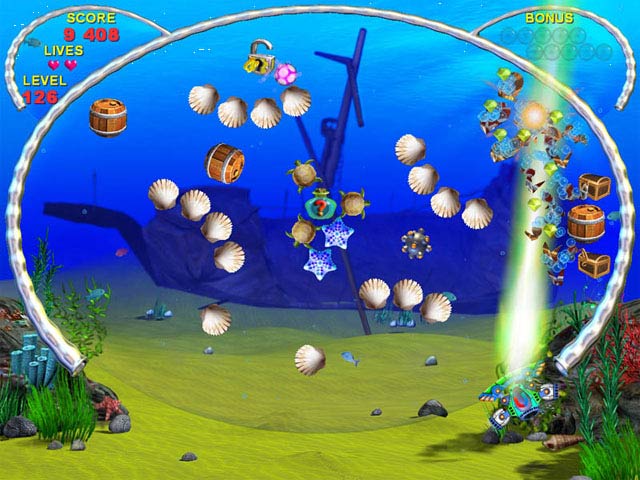 Aquaball game screenshot - 2