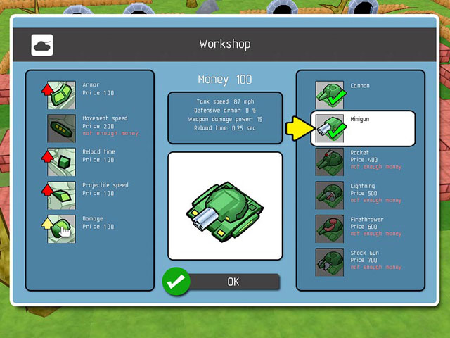 Armada Tanks game screenshot - 2