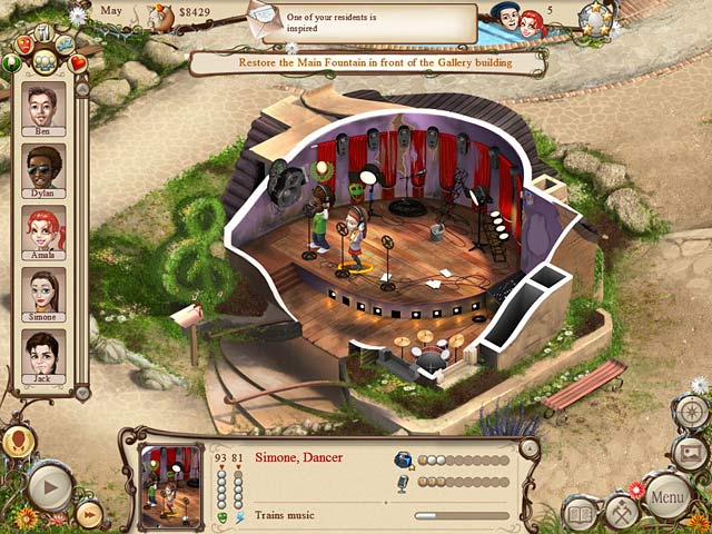 Artist Colony game screenshot - 1