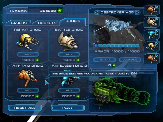 Astro Avenger 2 game screenshot - 2