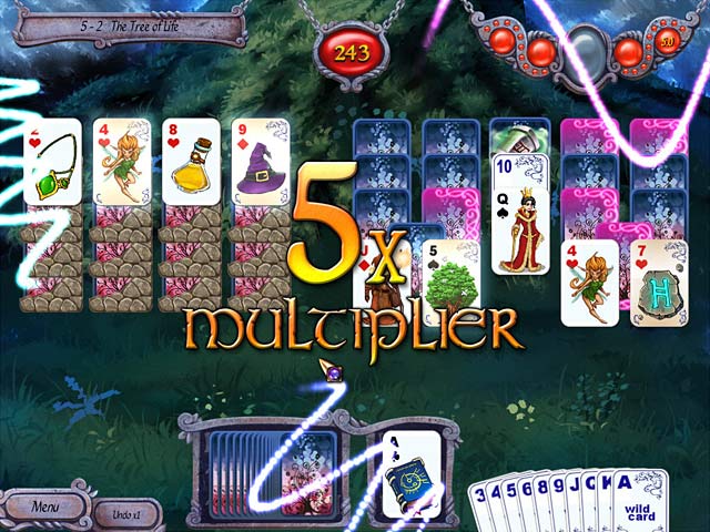 Avalon Legends Solitaire game screenshot - 2