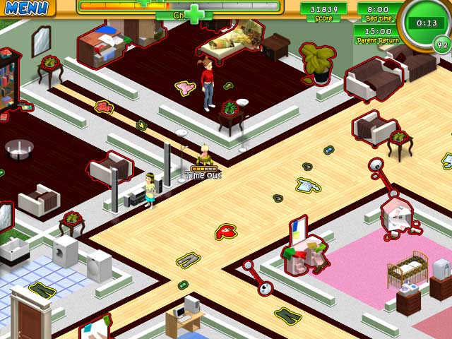 Babysitting Mania game screenshot - 1