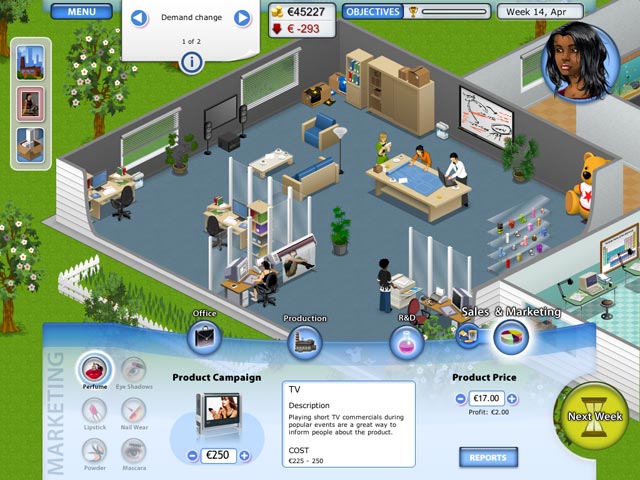 Beauty Factory game screenshot - 1