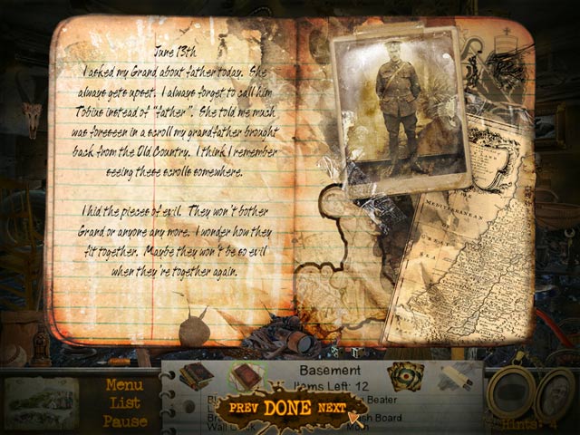 Becky Brogan: The Mystery of Meane Manor game screenshot - 2