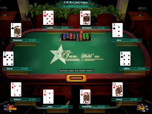 Big Fish Games Texas Hold'Em game screenshot - 2