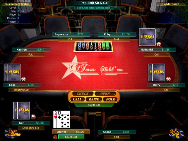 Big Fish Games Texas Hold'Em game screenshot - 3