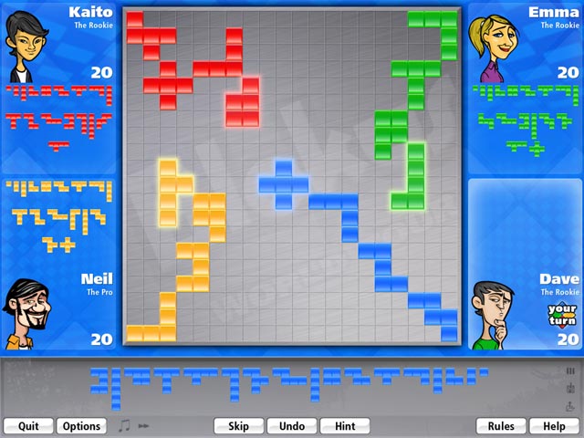 Blokus World Tour game screenshot - 1