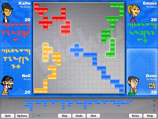 Blokus World Tour game screenshot - 1