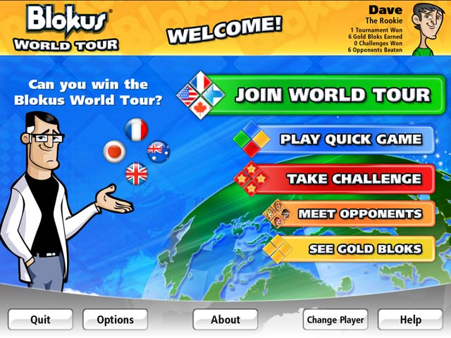 Blokus World Tour game screenshot - 2
