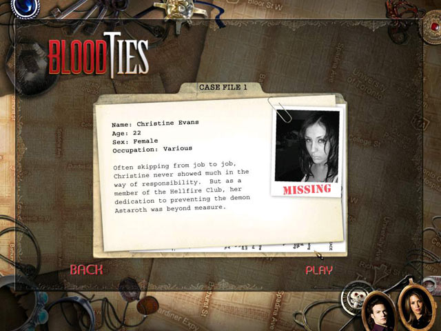 Blood Ties game screenshot - 2