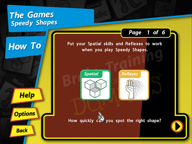Brain Training for Dummies game screenshot - 2