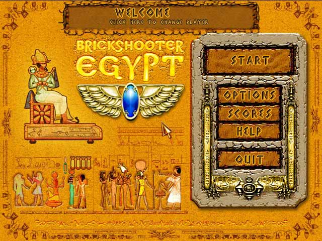Brickshooter Egypt game screenshot - 1
