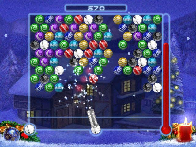Bubble Xmas game screenshot - 1