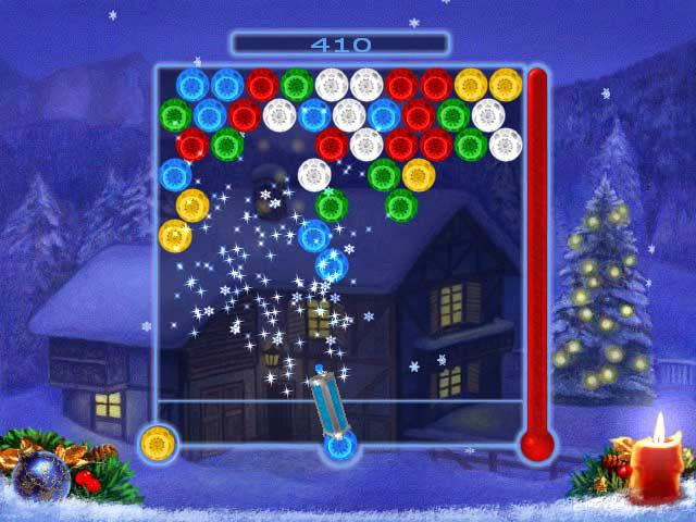 Bubble Xmas game screenshot - 2