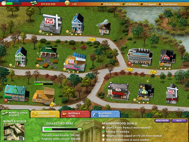 Build-a-lot 2: Town of the Year game screenshot - 1