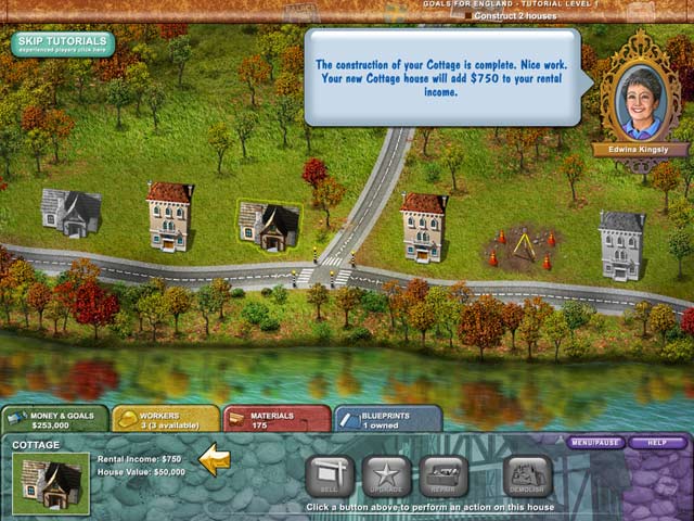 Build-a-lot 3: Passport to Europe game screenshot - 1