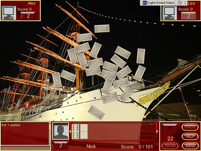 Buku Dominoes game screenshot - 1