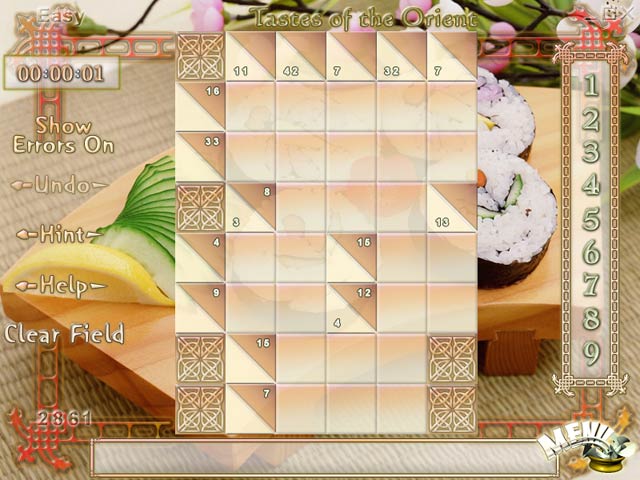 Buku Kakuro game screenshot - 2