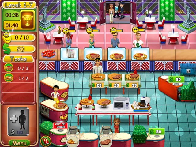 Burger Bustle: Ellie's Organics game screenshot - 2