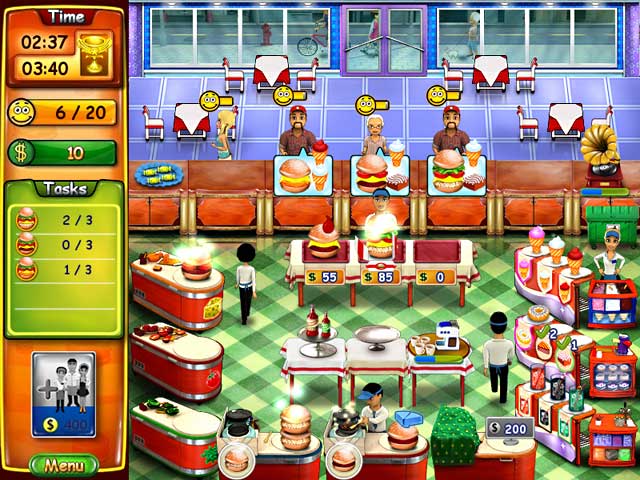 Burger Bustle game screenshot - 2