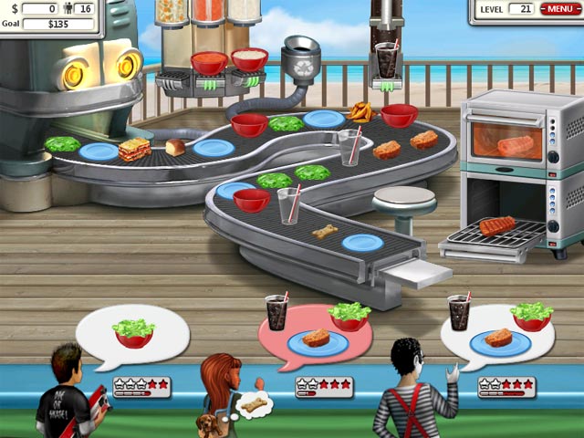 Burger Shop 2 game screenshot - 2