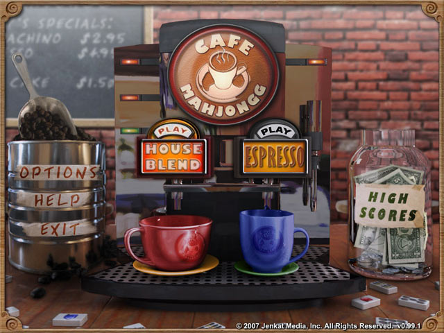 Cafe Mahjongg game screenshot - 3